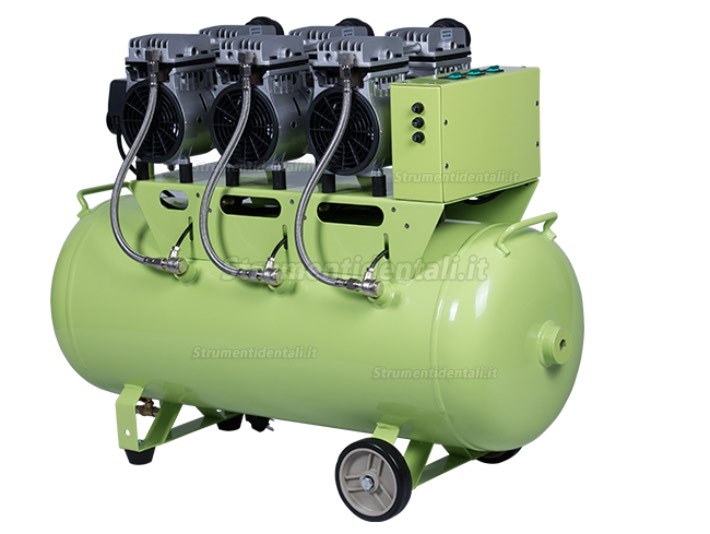 Greeloy® GA-63 90 litri compressore silenziato dentista senza olio 1800W